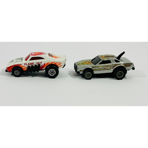 Vintage Matchbox Flame Out & Hot Wheels Scorchers White Thunderbird Die-Cast Car - Picture 7 of 15